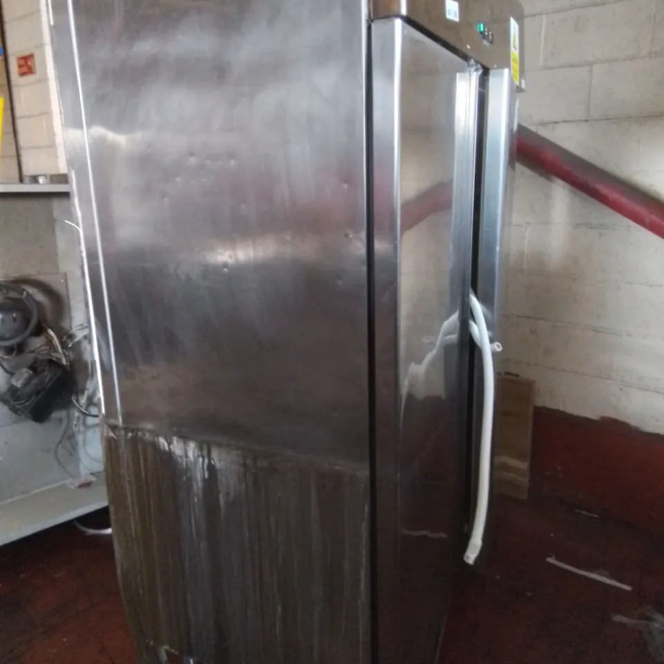 POLARIS COMMERCIAL SPA-TN-140 STAINLESS DOUBLE DOOR REFRIGERATED FOOD STORAGE UNIT