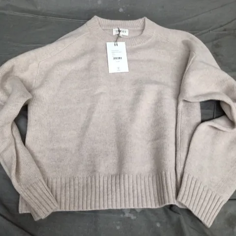 HUSH NINA MERINO WOOL CROPPED JUMPER β OATMEAL, S/M