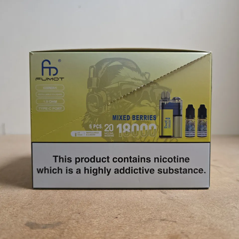 FUMOT RICK AND MORTY 18K MIXED BERRIES VAPE SET