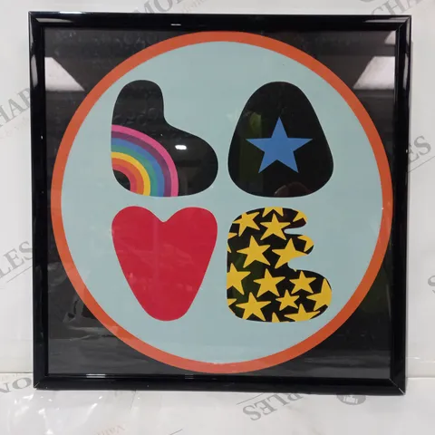 SIGNED AND FRAMED LOVE ART PRINT