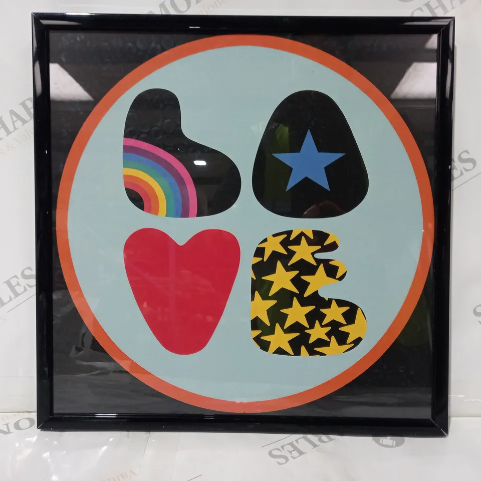 SIGNED AND FRAMED LOVE ART PRINT