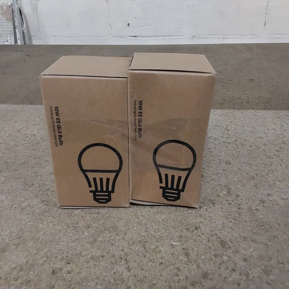 BOXED E27 LED LIGHT BULBS - SET OF 2 