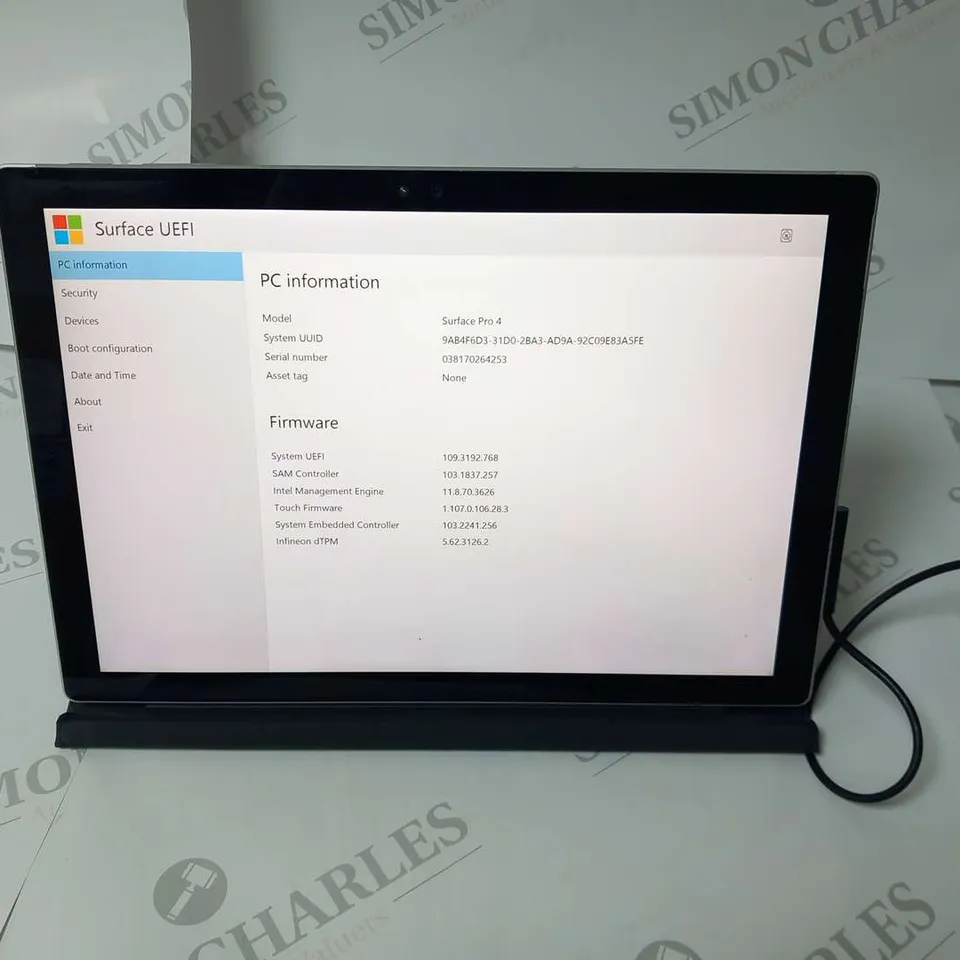 MICROSOFT SURFACE PRO 4 128GB 1724