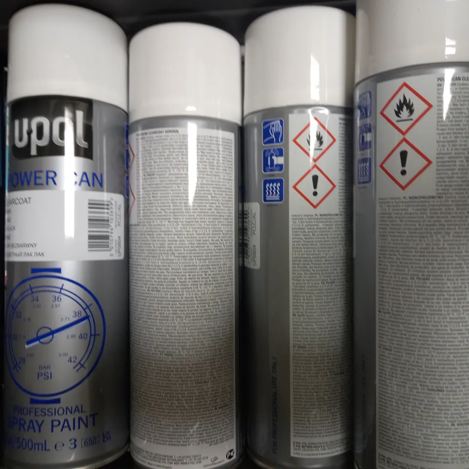 LOT OF APPROXIMATELY 19 ASSORTED AEROSOLS, TO INCLUDE DEODORANT, WOOD SILK, PAINT, ETC - COLLECTION ONLY