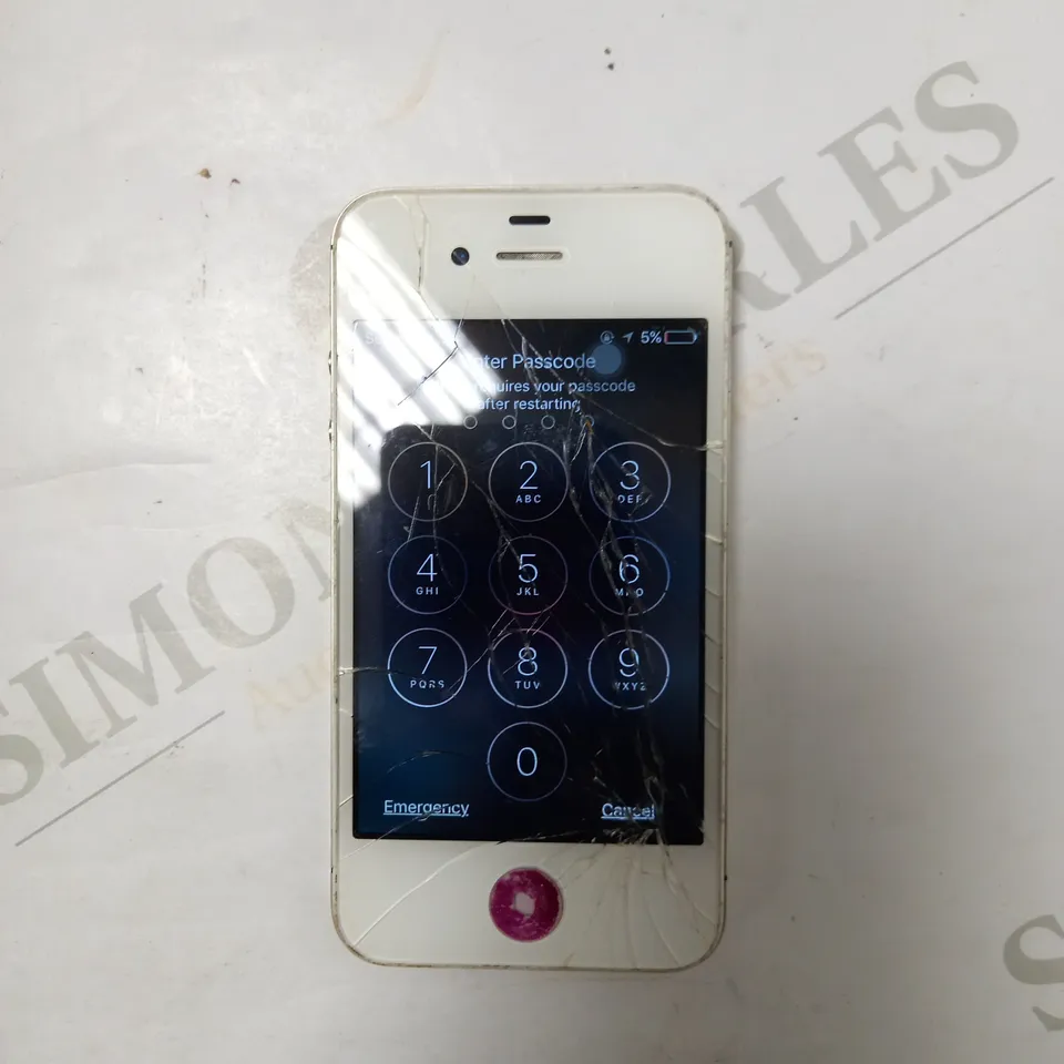 APPLE IPHONE - MODEL UNSPECIFIED 