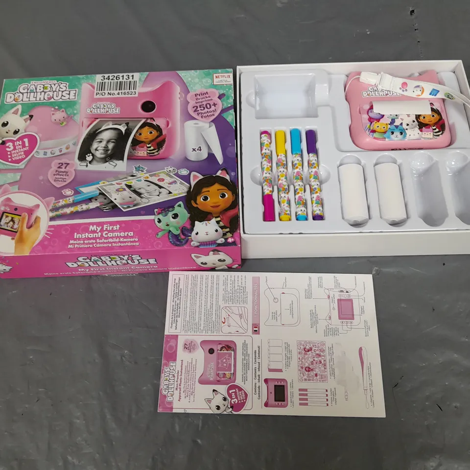 GABBYS DOLLHOUSE MY FIRST INSTANT CAMERA 