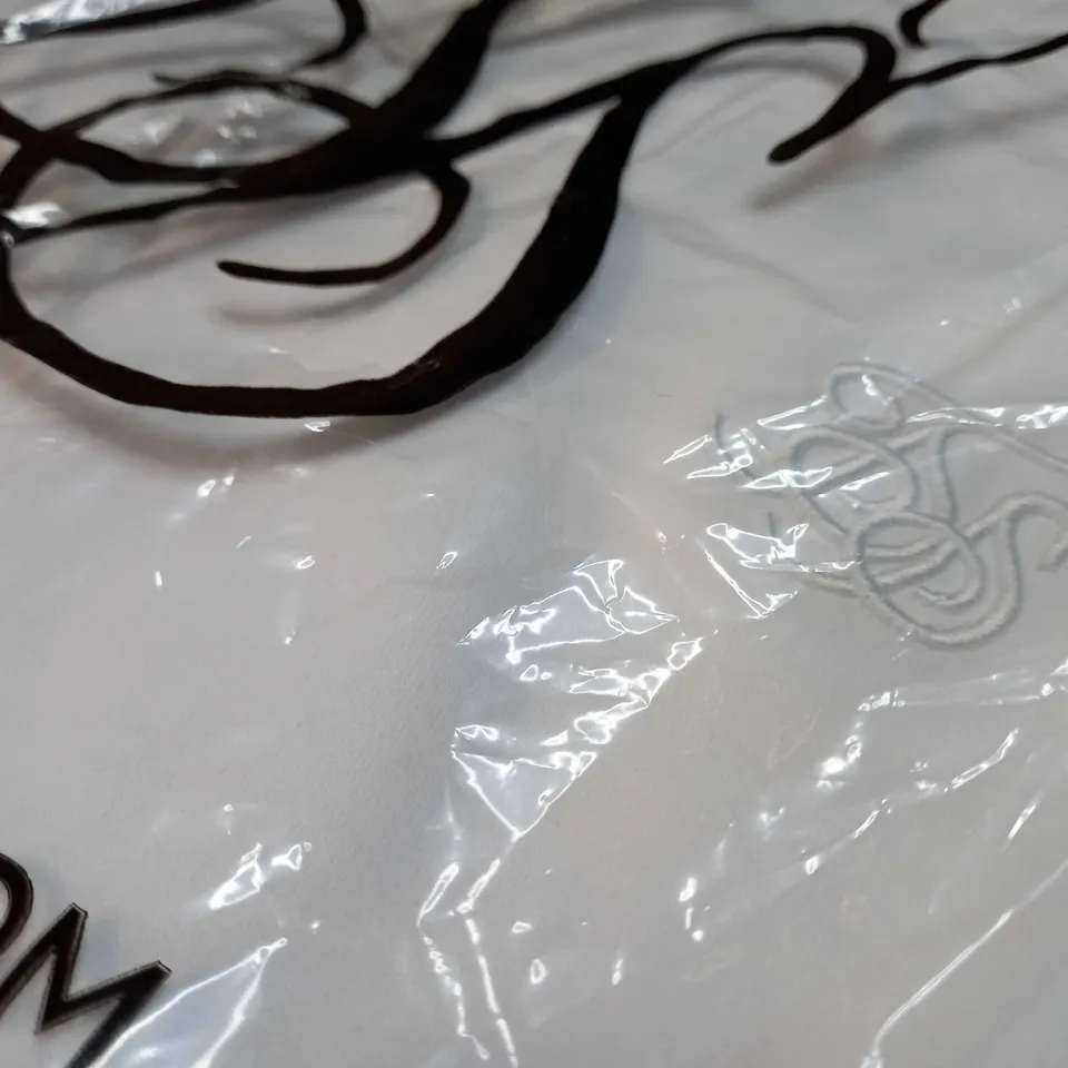 PACKAGED SILKSILK WHITE/LOGO ZIP THROUGH JACKET - XL