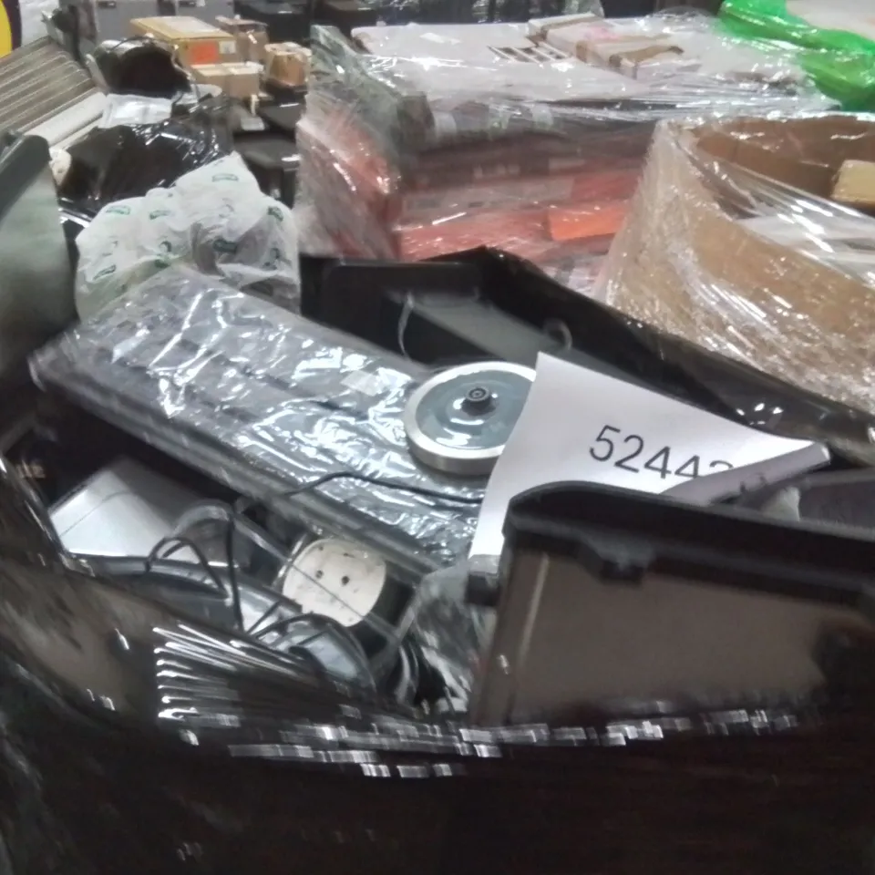 PALLET OF ASSORTED HOUSEHOLD GOODS AND PRODUCTS TO INCLUDE;HEATER,HOB,KETTLE 