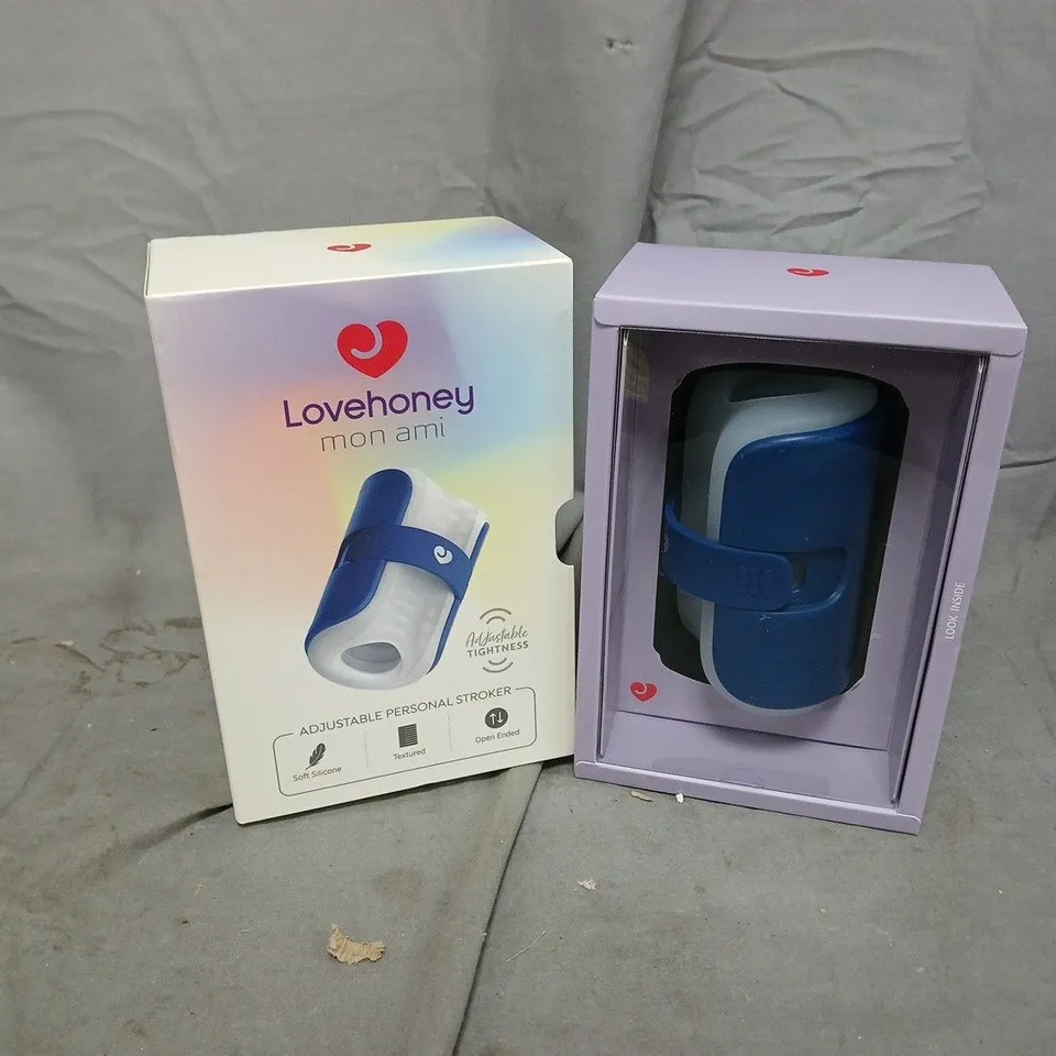 BOXED LOVEHONEY MON AMI ADJUSTABLE PERSONAL STROKER