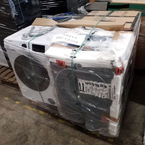 PALLET OF APPROXIMATELY 4 UNPROCESSED RAW RETURN WHITE GOODS TO INCLUDE;