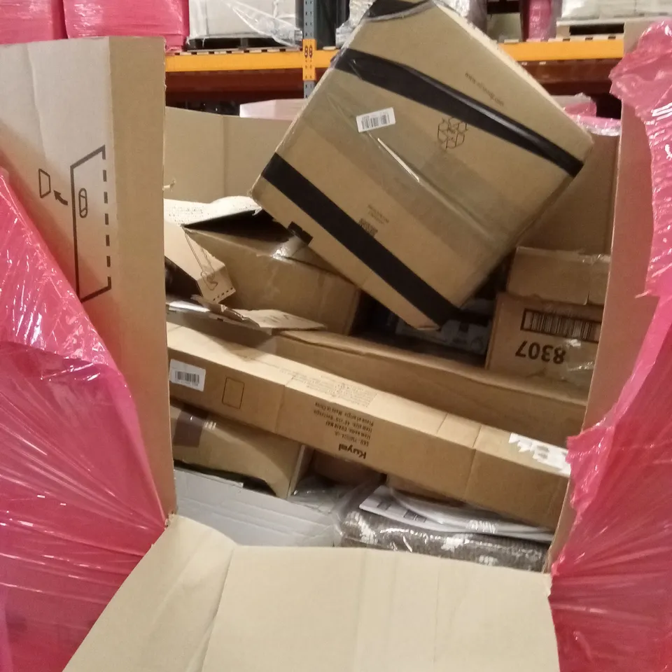 PALLET OF ASSORTED HOUSEHOLD GOODS & PRODUCTS TO INCLUDE; INSECT KILLERS, HEADPHONE HOLDER, HOT WATER BOTTLE ETC