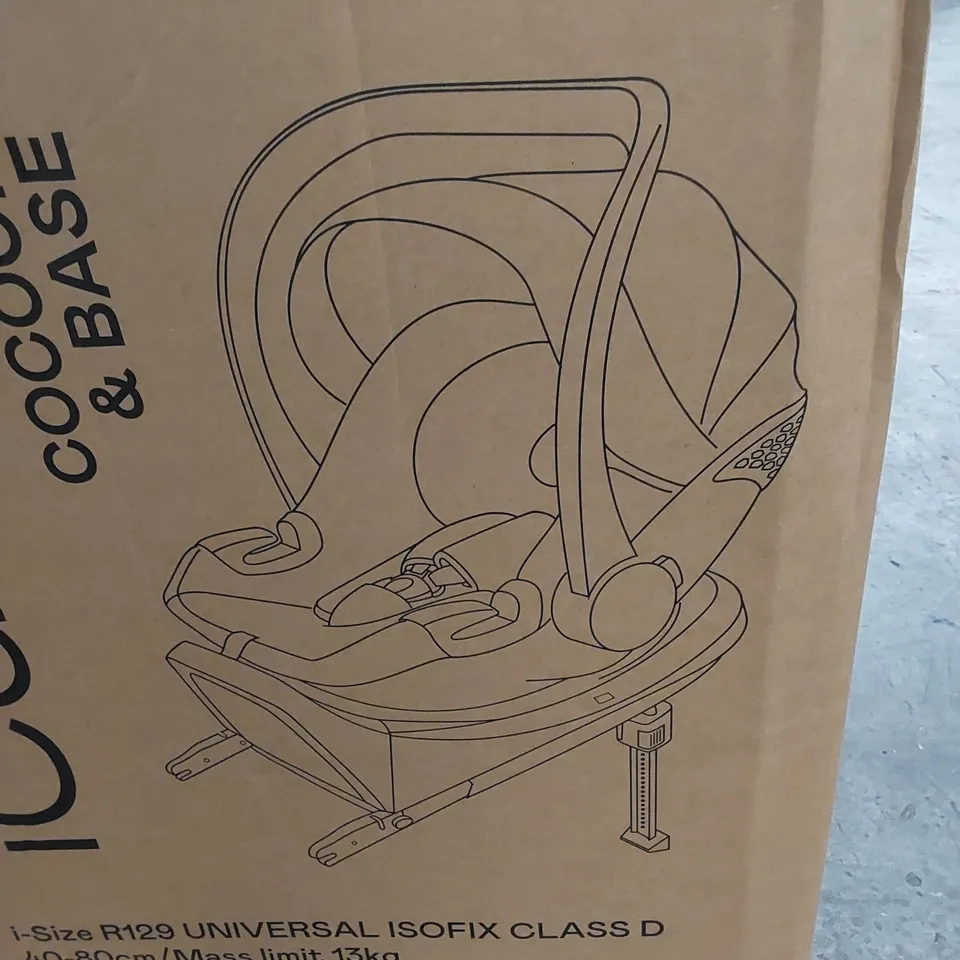 BOXED PEACH7 TRAVEL SYSTEM SET - BISCOTTI/LATTE (3 BOXES) // INCLUDES PRAM, CAR SEAT AND SOME ACCESSORIES - MISSING CARRY COT