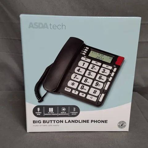 BRAND NEW BOXED BIG BUTTON LANDLINE PHONE