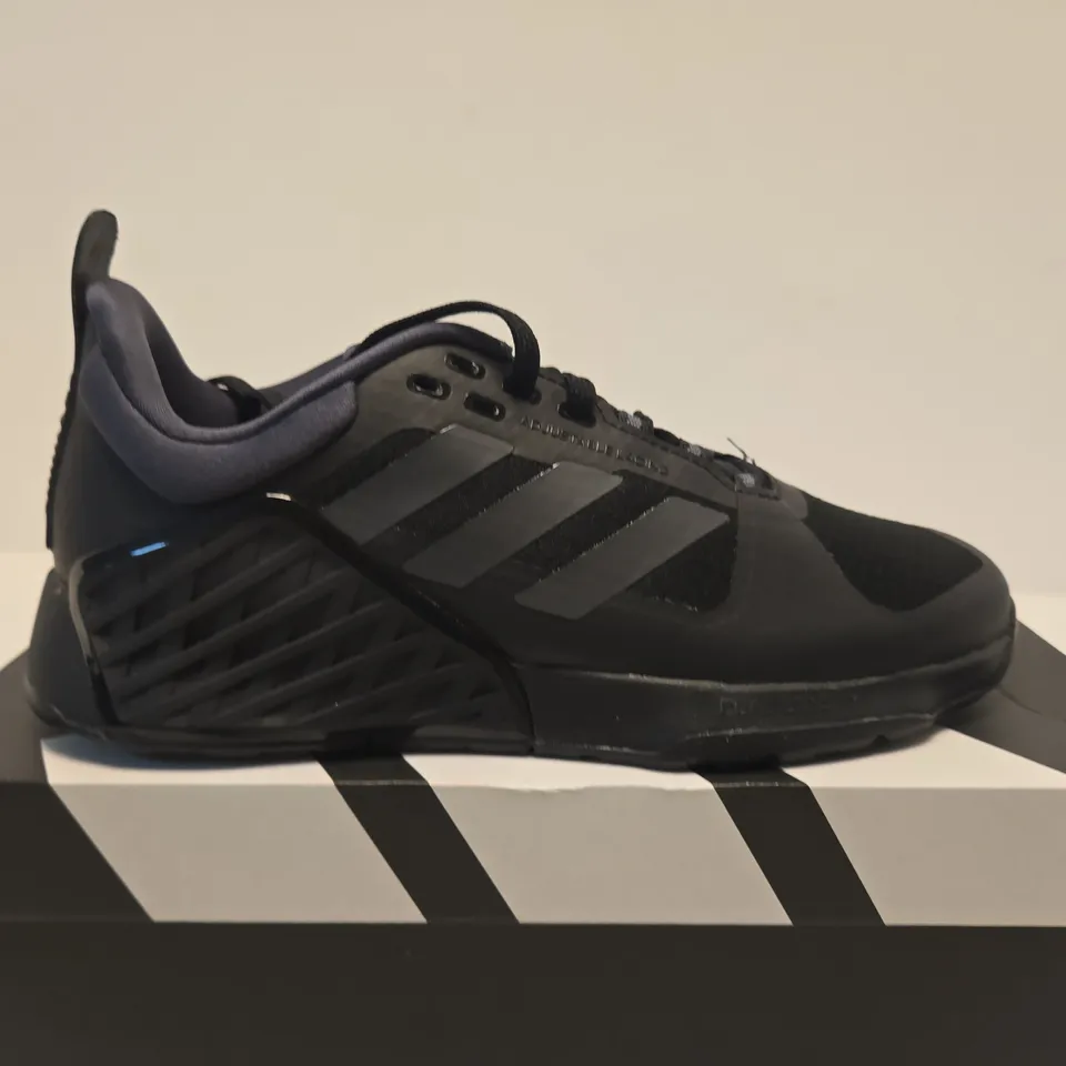 BOXED PAIR OF ADIDAS DROPSET 2 TRAINER W – WOMEN’S BLACK, UK 5