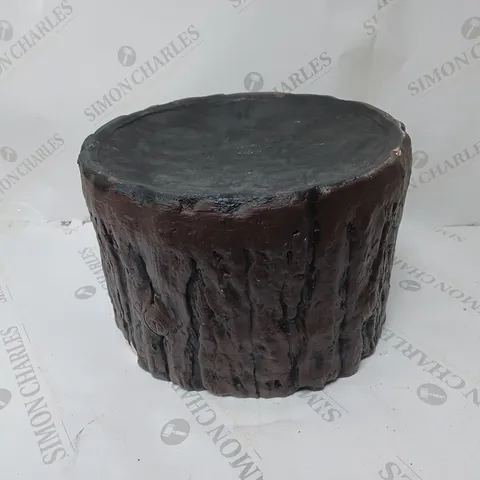 DECORATIVE CLAY PROP STOOL/LOG