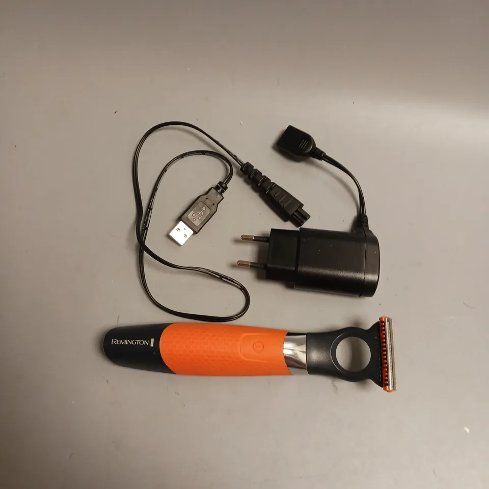 BOXED REMINGTON DURABLADE BEARD TRIMMER IN ORANGE 