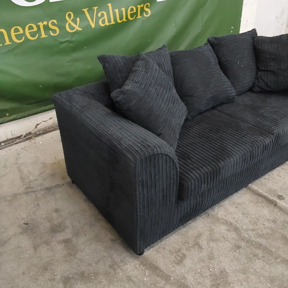 DESIGNER DUVERNAY 3 SEATER UPHOLSTERED SOFA 