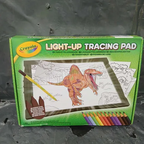 BOXED CRAYOLA DINOSAUR LIGHT-UP TRACING PAD