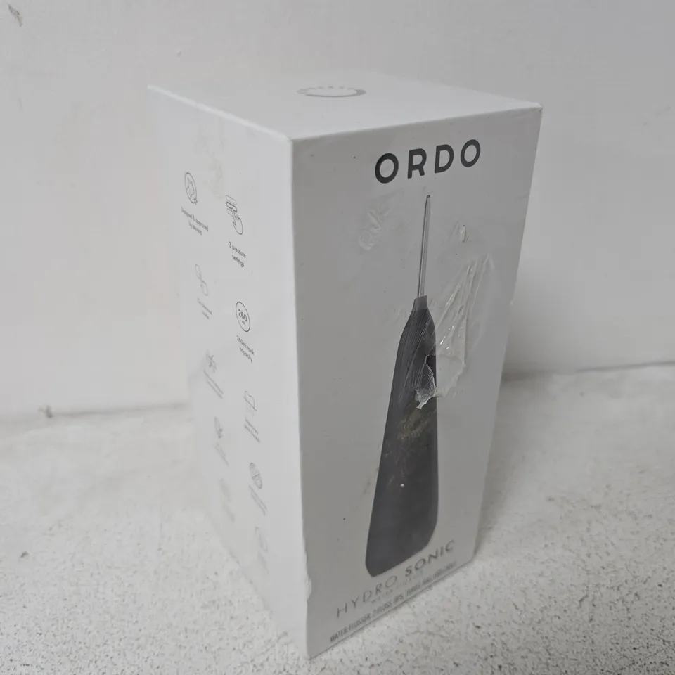 ORDO HYDRO SONIC WATER FLOSSER – 260ML TANK, 3 PRESSURE SETTINGS