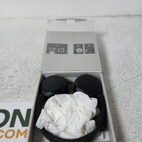 SONY HEADPHONES – BLACK, OVER-EAR, BOXED 