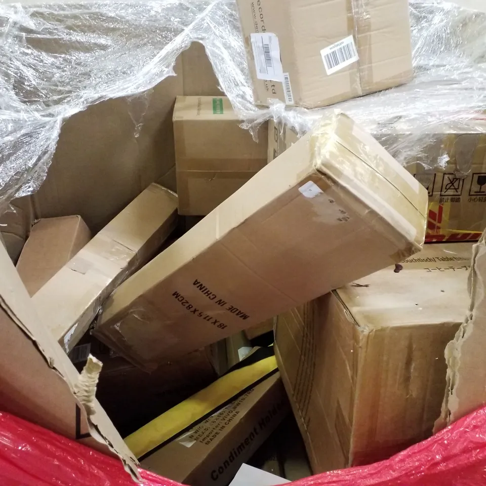 PALLET OF ASSORTED PRODUCTS INCLUDING LED SMART MIRROR, ARTISTIC TV TRIPOD STAND, BED RAIL, PROFESSIONAL HAIR DRYER