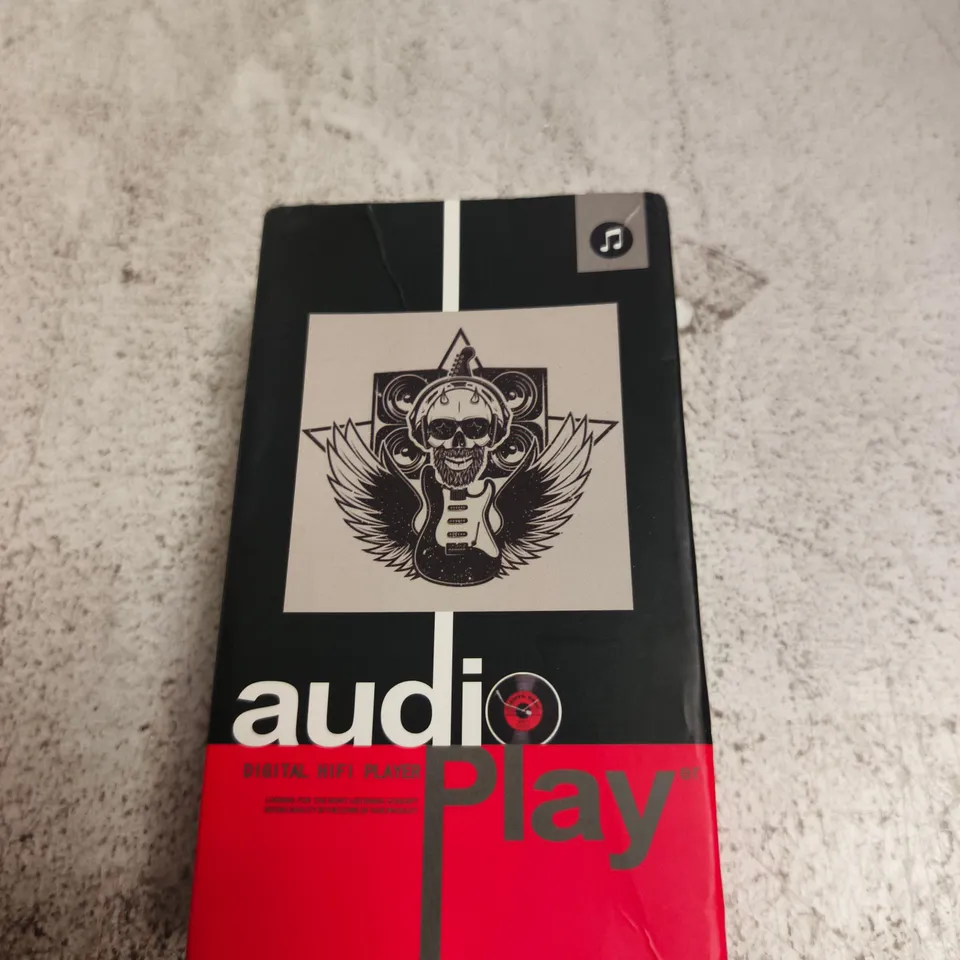 AUDIO PLAY DIGITAL MP3 PLAYER – BLACK, BOXED (PORTABLE AUDIO)