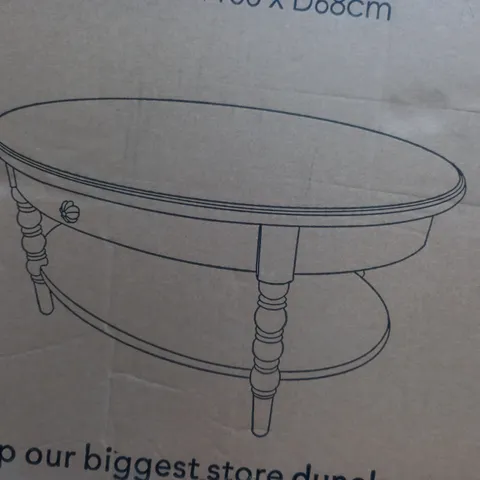 BOXED ARUBA COFFEE NEST OF TABLES - COLLECTION ONLY