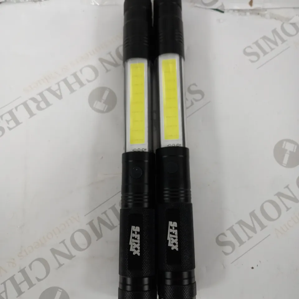 SFIXX SET OF 2 TELESCOPIC MAGNETIC TORCHES