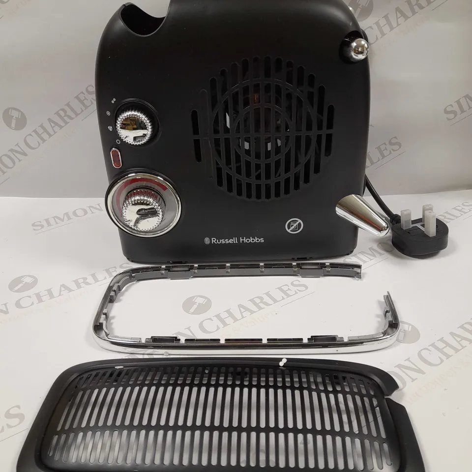 RUSSELL HOBBS UPRIGHT & FLATBED FAN HEATER  RRP £26.99