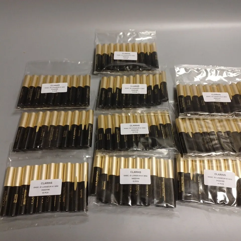 APPROXIMATELY 100 CLARINS BE LONG MASCARA MINI (01 INTENSE BLACK)