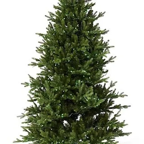 SANTA'S BEST PRE-LIT SNOW KISSED AUBURN CHRISTMAS TREE 8FT - COLLECTION ONLY