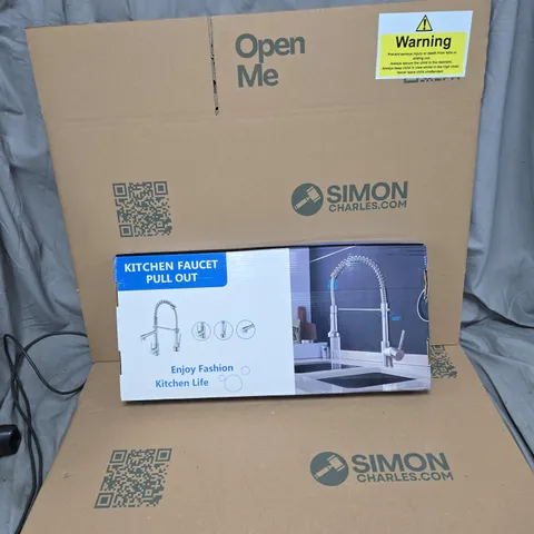 KITCHEN TAP PULL-OUT – CHROME FINISH (BOXED)