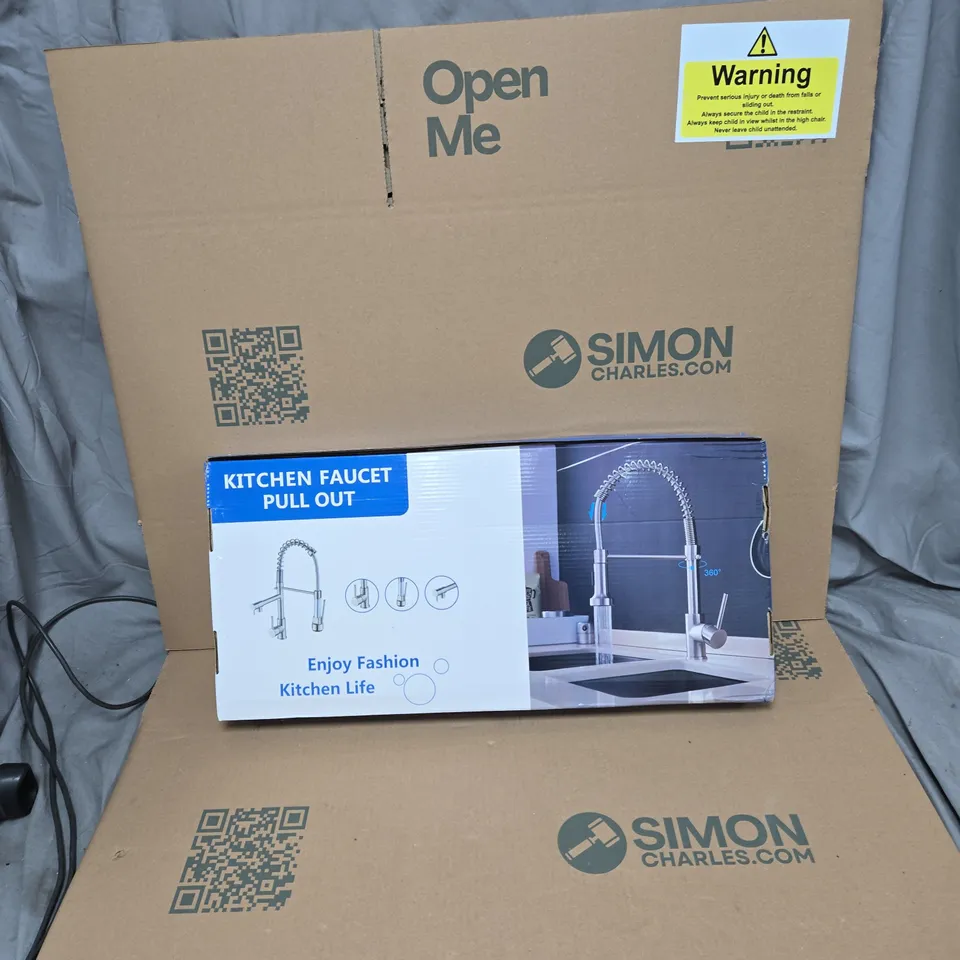 KITCHEN TAP PULL-OUT – CHROME FINISH (BOXED)