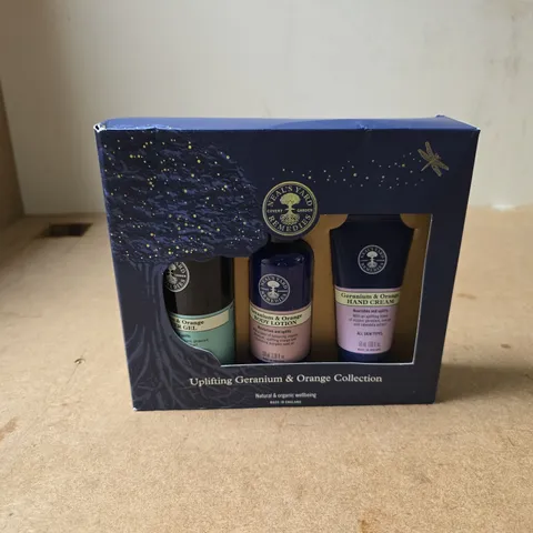 NEALS YARD REMEDIES UPLIFTING GERANIUM AND ORANGE COLLECTION