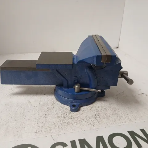 BLUE BENCH VISE WITH SWIVEL BASE