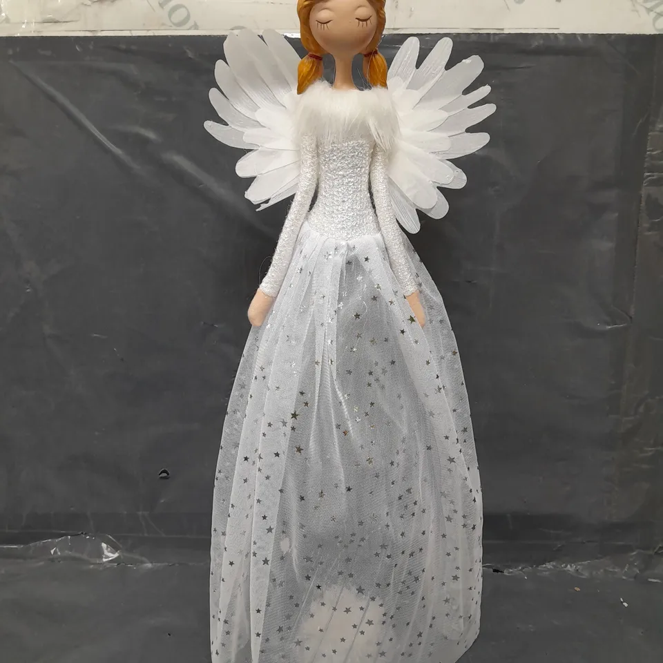 50CM BATTERY OPERATED WHITE ANGEL