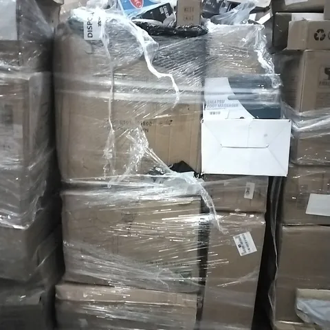 PALLET OF ELECTRICAL ITEMS AND HOUSEHOLD GOODS TO INCLUDE;SHIATSU FOOT  MASSAGER,PHONE CASS HEAT PRESS,SINGLE SEAT MODULE 