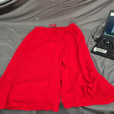 YOURS RED LOUNGE PANTS, UK 18 (EU 46 US 14)
