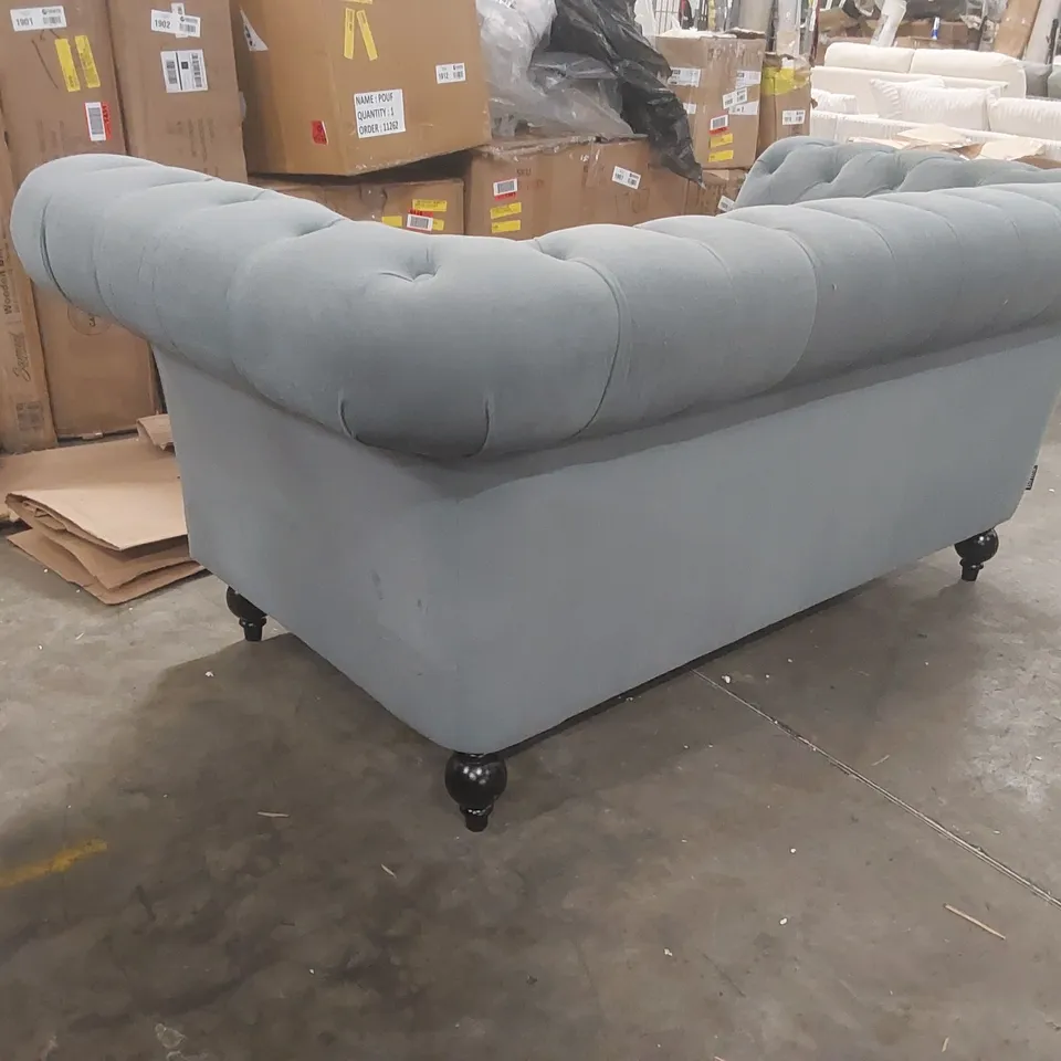 QUALITY DESIGNER BENNER 2 SEATER VELVET BENNERFIELD LOVESEAT