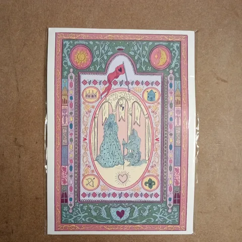 ISOBELLE FARRAR MEDIEVAL KNIGHT LOVERS ART PRINT
