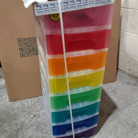REALLY USEFUL BOX 8-DRAWER PLASTIC STORAGE CHEST