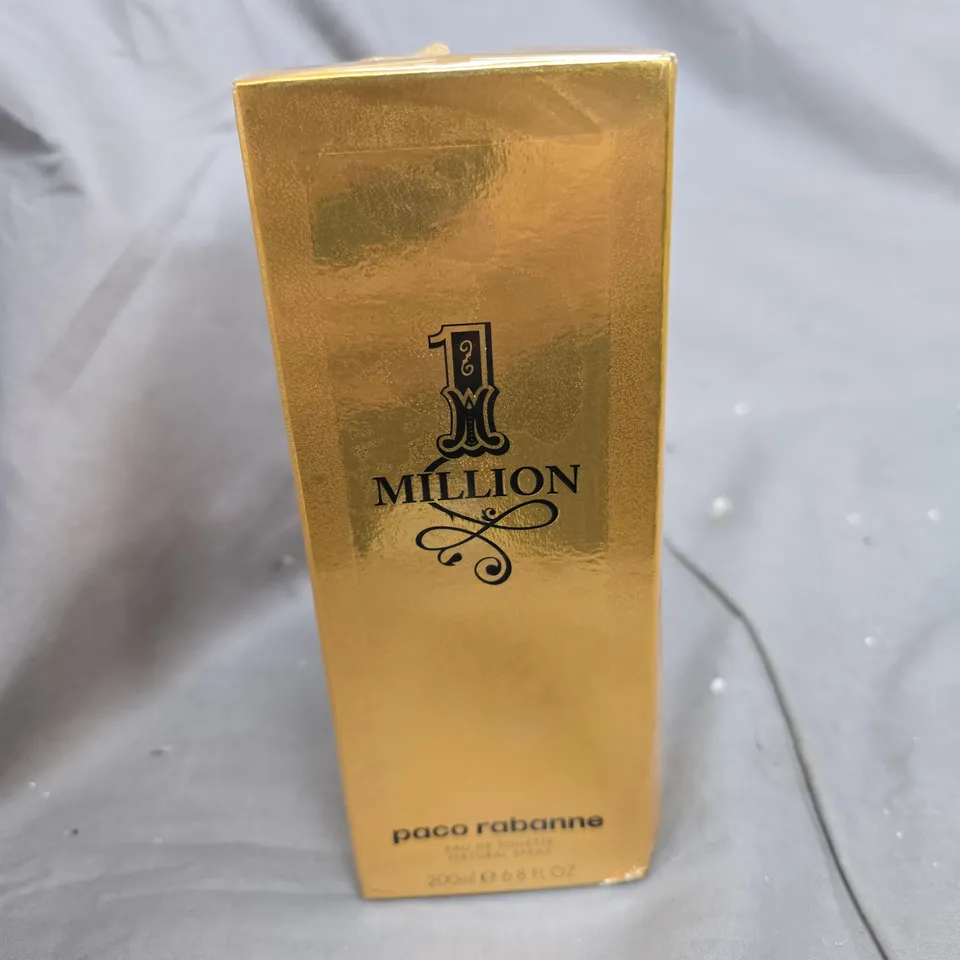 PACO RABANNE 1 MILLION EAU DE TOILETTE 200ML – BOXED