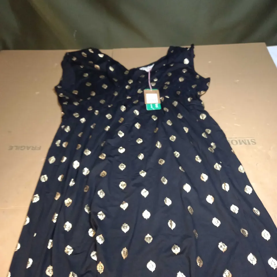 BODEN OCCASSIONAL GOLD LEAF DRESS SIZE 20R