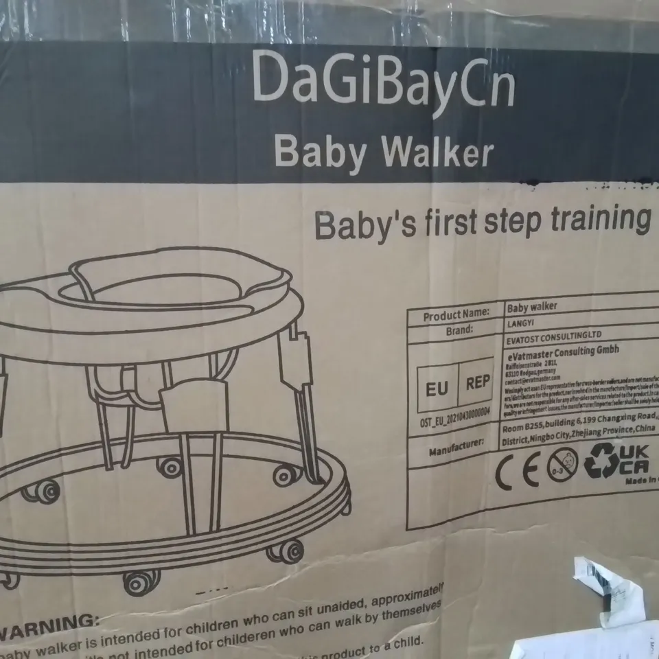 BOXED BABY'S FIRST STEPS TRAINING WALKER