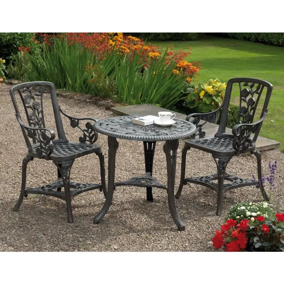 BOXED AAMANEE ROUND 2-PERSON 68CM LONG BISTRO SET (1 BOX)