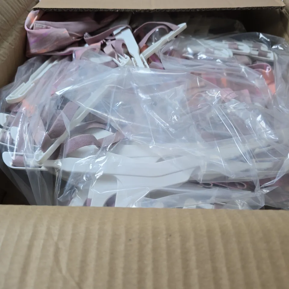 BOX OF APPROXIMATELY 40 AUDEN MULTICOLOUR PASTEL BRALETTE - SIZE L