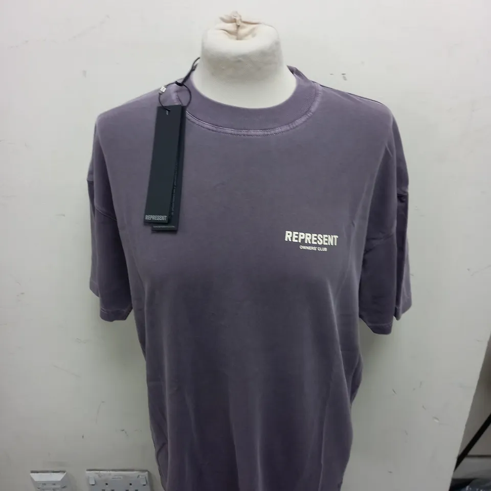 REPRESENT OWNERS CLUB T-SHIRT - VINTAGE VIOLET - XS
