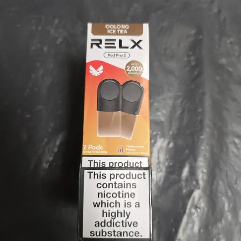 RELX POD PRO 2 – OOLONG ICE TEA, 2-POD PACKS, 5-PACK BOX