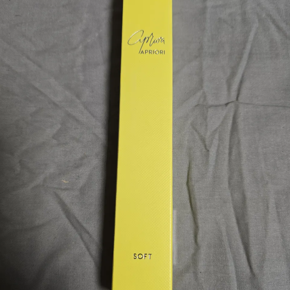 APPROXIMATELY 140 APRIORI TOOTHBRUSHES – SUNFLOWER YELLOW SILVER, SOFT BRISTLES 