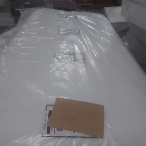 QUALITY BAGGED 3FT SINGLE HYBRID FIBRE FOAM OPEN COIL MATTRESS 